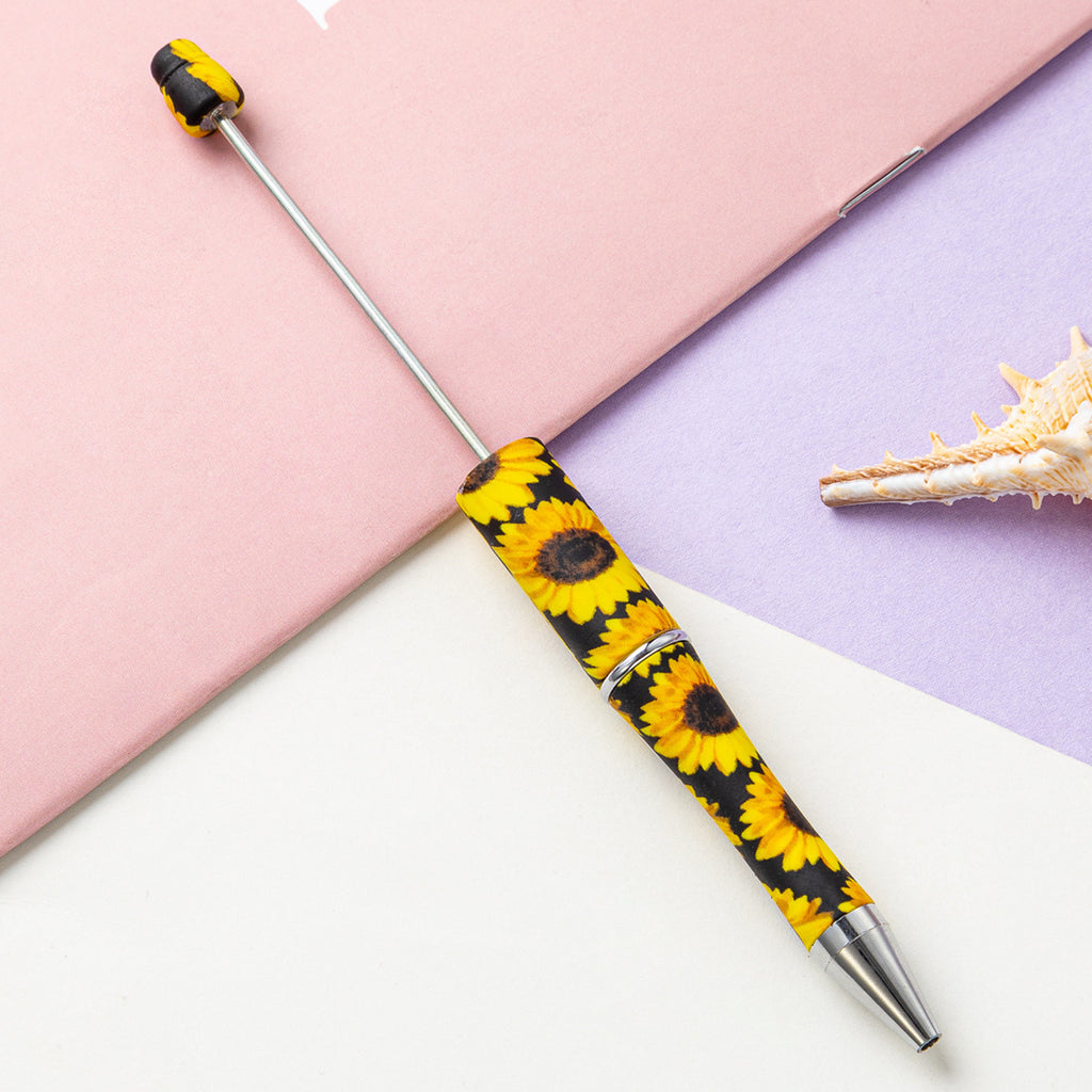 139-Color!! Printed , new bead pen, handmade DIY pen