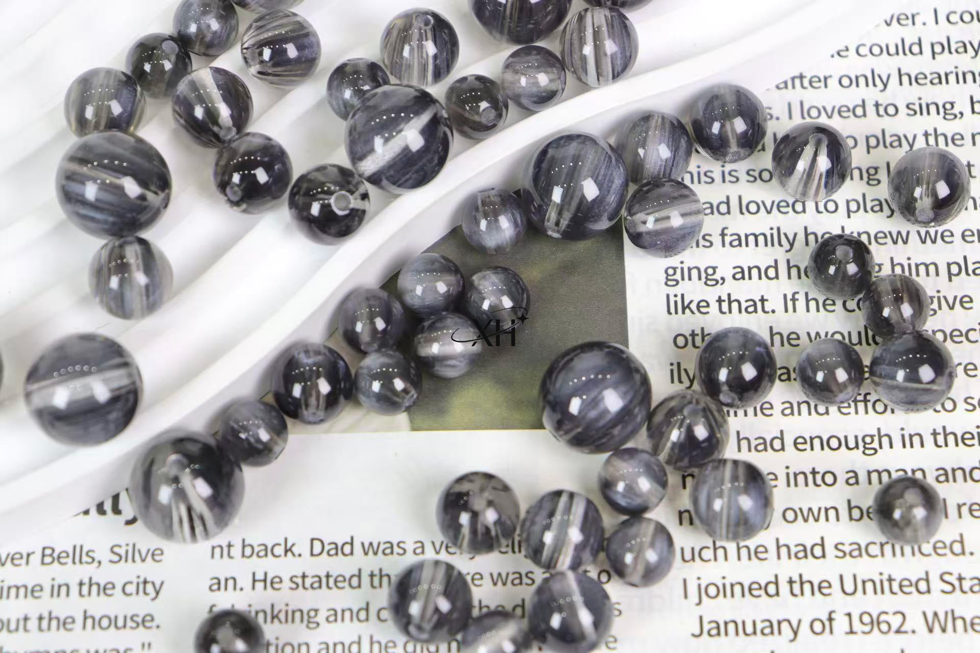 NO.16 Dreamy Moonlight  Resin Beads 白月光（鎏银）