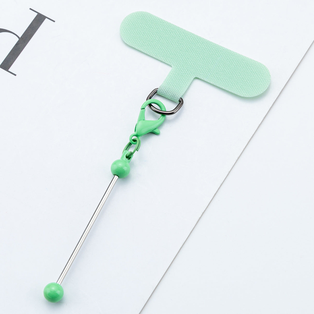 15-Color DIY beaded mobile phone clip, universal mobile phone case clip, transparent color fixing patch, anti-loss strong gasket