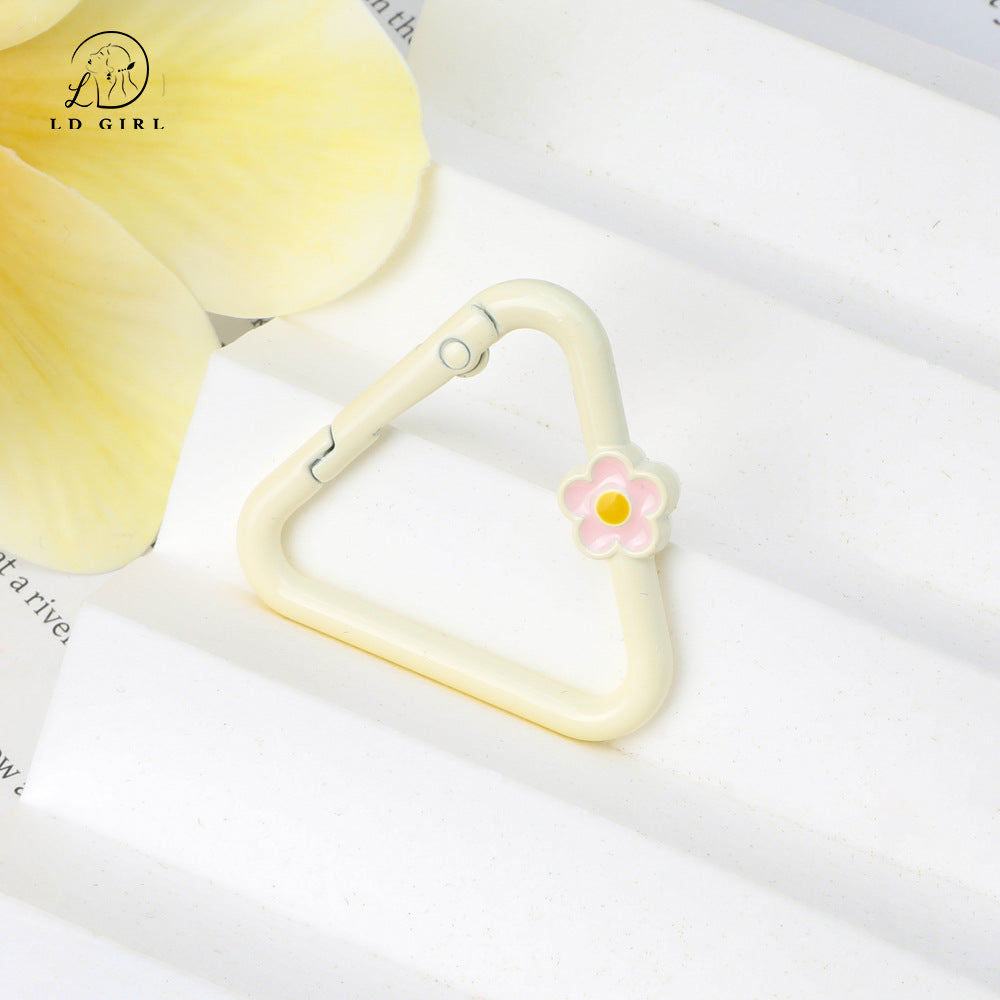 A Triangle Flower Portable Keychain, Accessories
