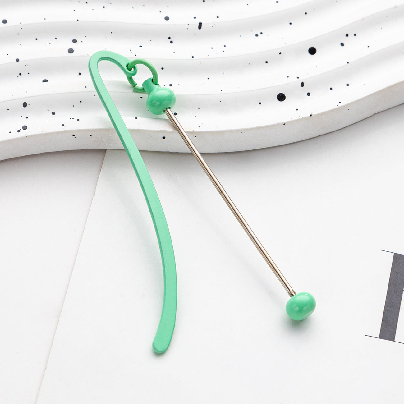 19-color Metal bookmarks, DIY beaded bookmarks, children's gifts, prizes, marker page folders