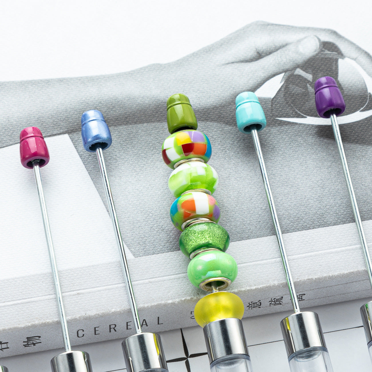 20-Color DIY air tube bead pen new