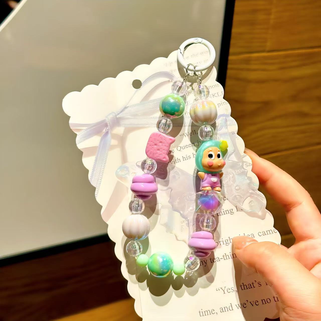 A4 cartoon star person mobile phone chain/bag pendant