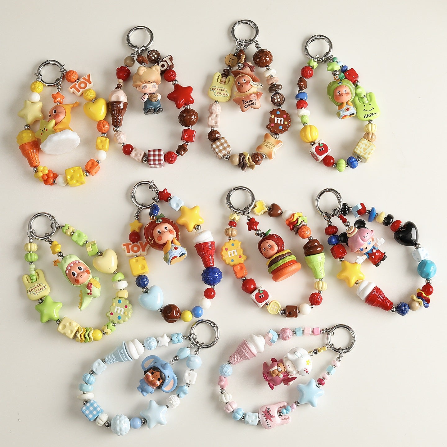 DIY accessories material package, mobile phone chain set combination【材料包】