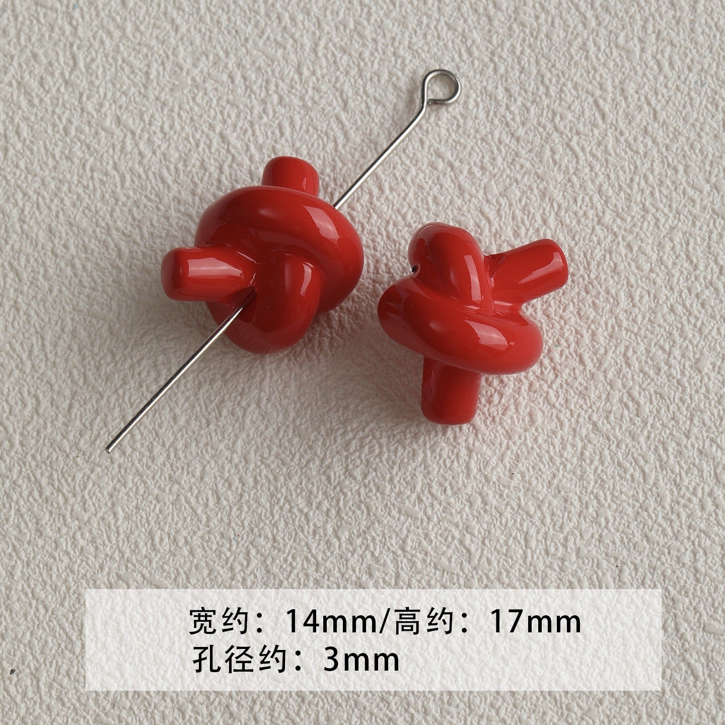 Red coffee color/acrylic paint beads/DIY accessories materials