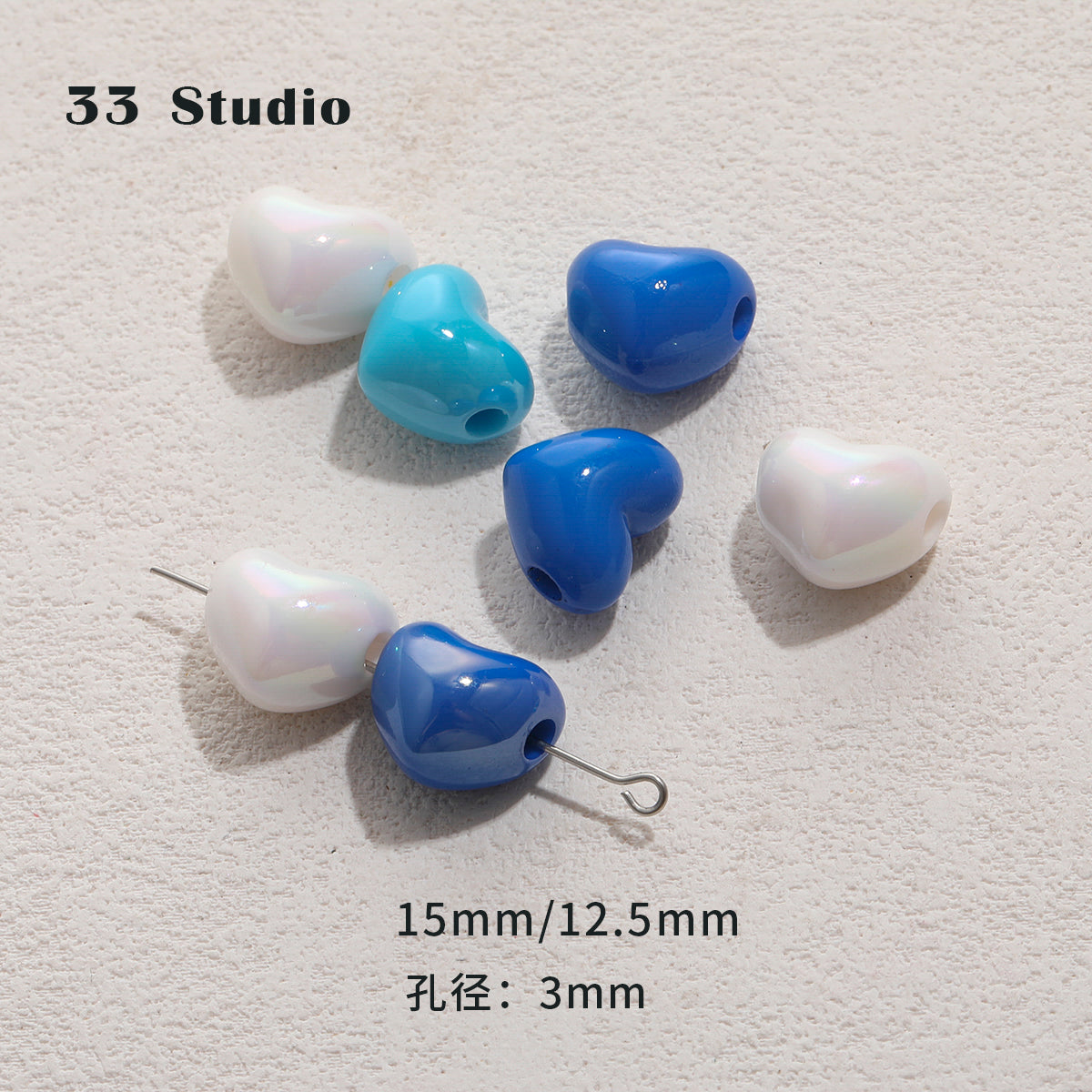 Heavy industry hand-painted beads/glazed beads/partition beads/DIY accessories