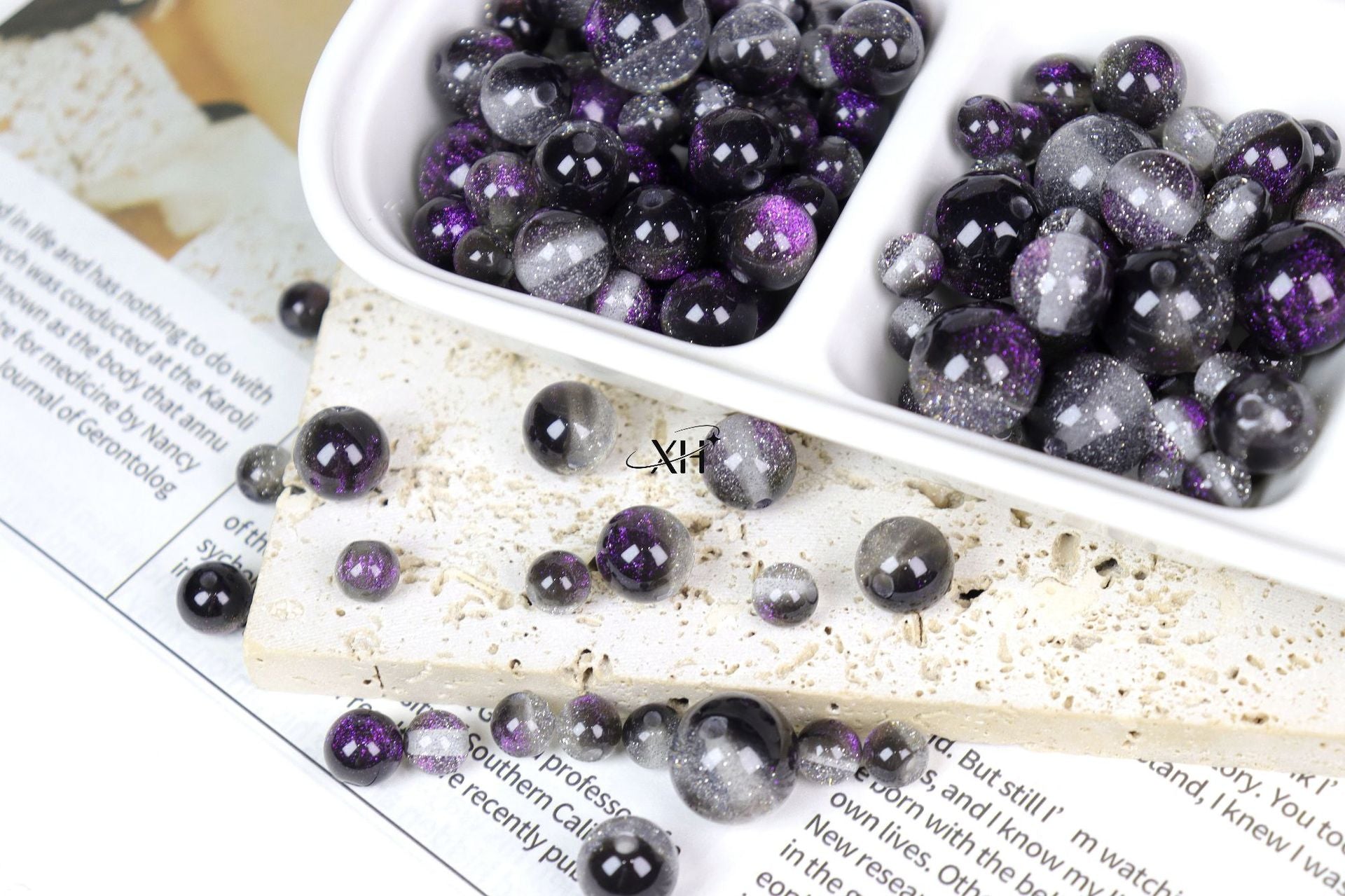 NO.11 Iridescent Starry Sky Resin Beads 幻彩满天星