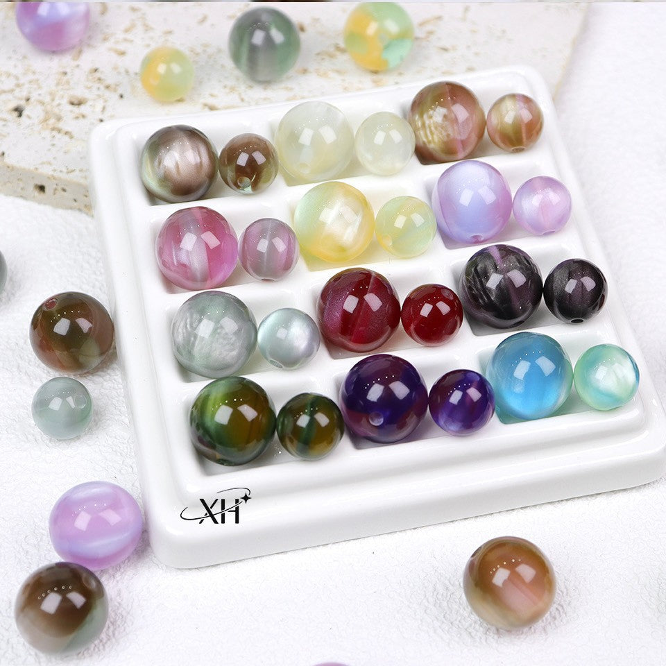 NO.15 Shimmering Color Flow Resin Beads 流光溢彩