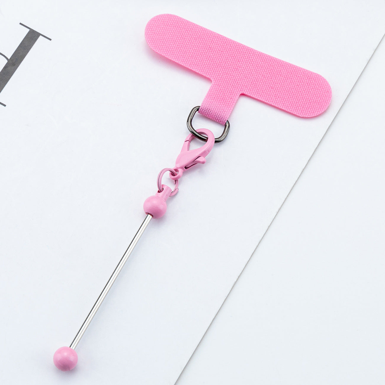 15-Color DIY beaded mobile phone clip, universal mobile phone case clip, transparent color fixing patch, anti-loss strong gasket