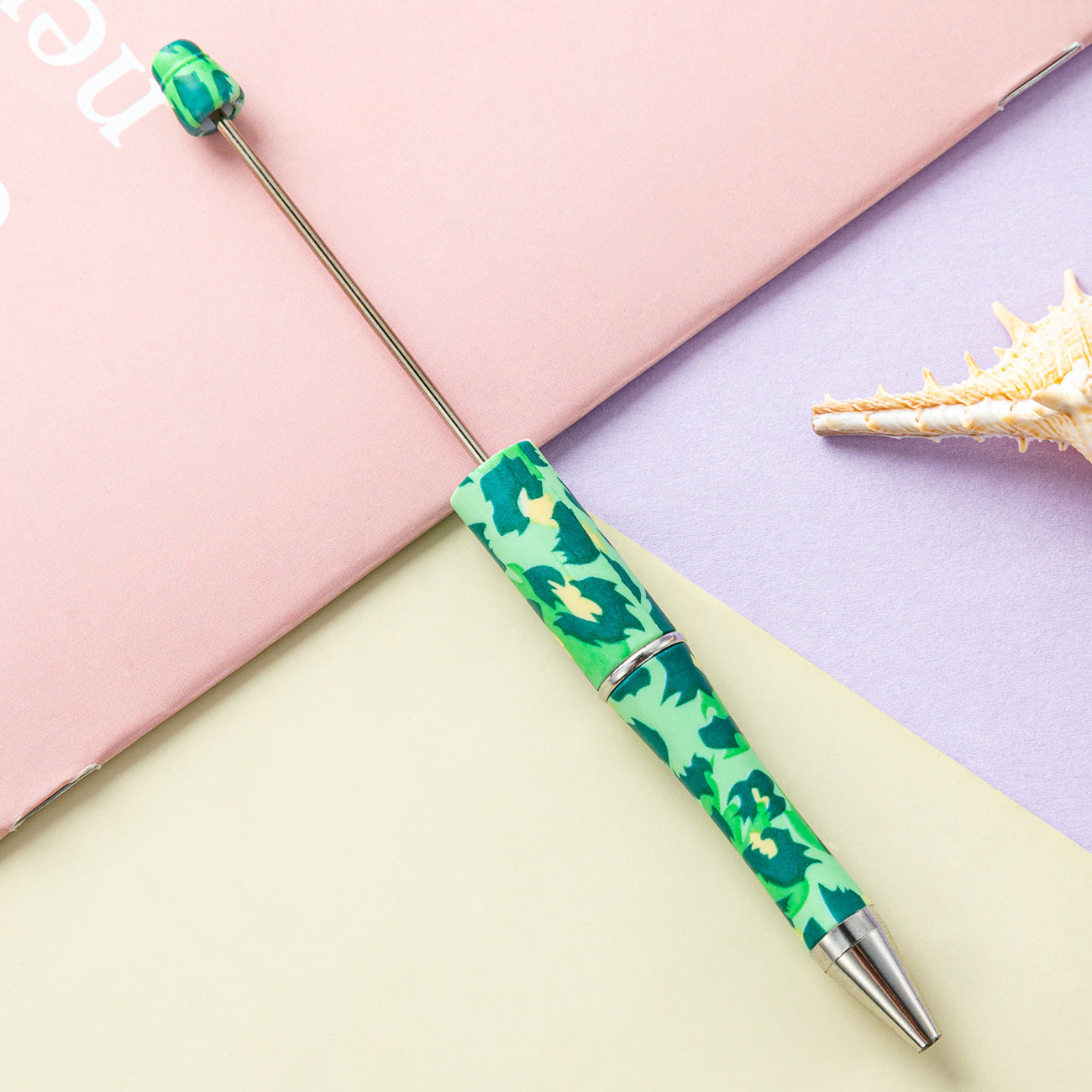 139-Color!! Printed , new bead pen, handmade DIY pen