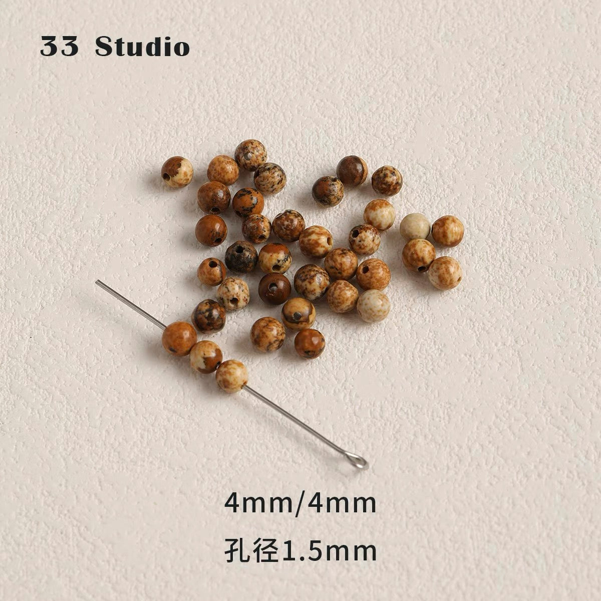 Natural stone, square, DIY accessories【敦煌】