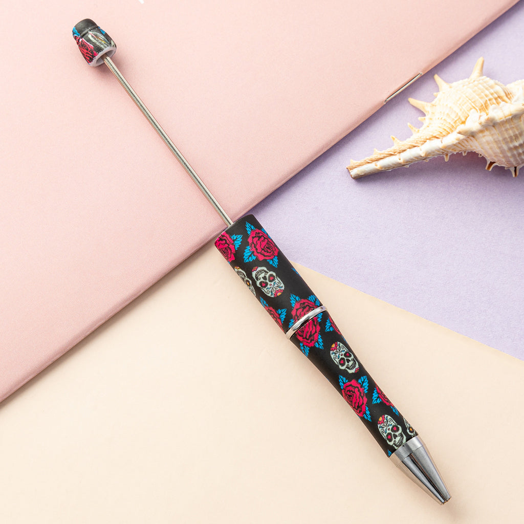 139-Color!! Printed , new bead pen, handmade DIY pen
