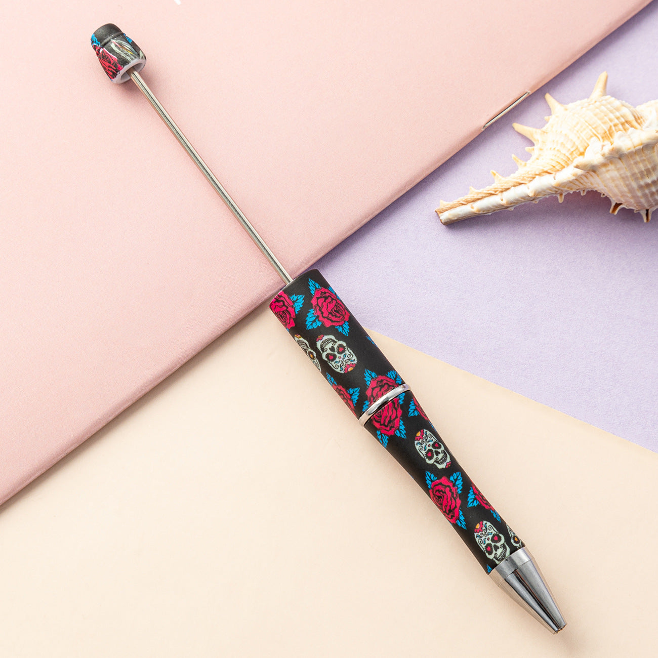 139-Color!! Printed , new bead pen, handmade DIY pen