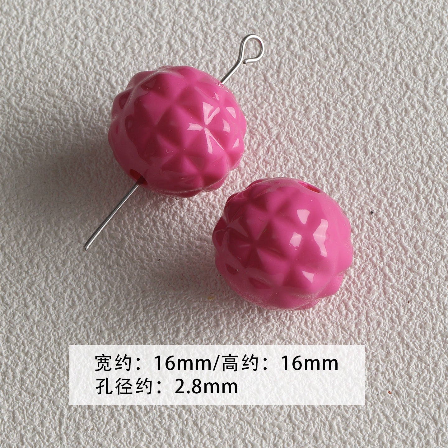 Acrylic paint/stars/love/beaded DIY accessories【辣妹粉】