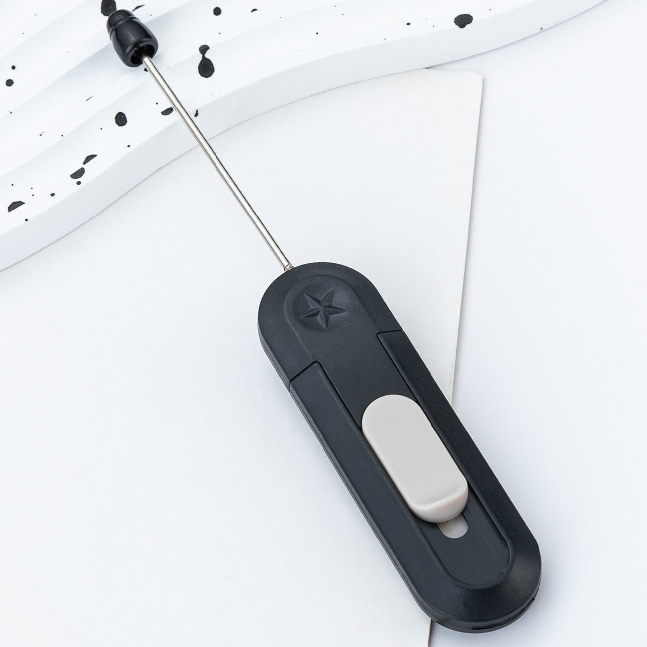 DIY beaded courier knife, portable unpacking artifact, unpacking courier, paper cutting, knife, unpacking knife, office home art knife