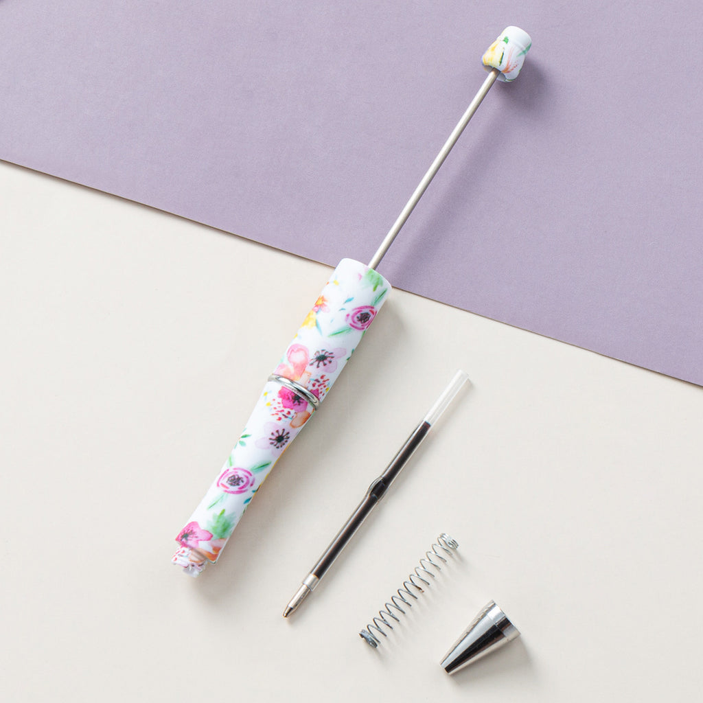 139-Color!! Printed , new bead pen, handmade DIY pen