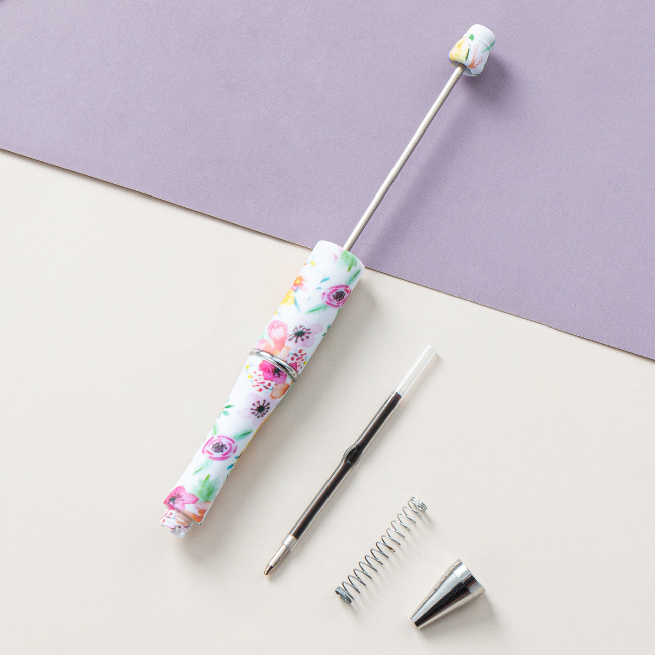 139-Color!! Printed , new bead pen, handmade DIY pen