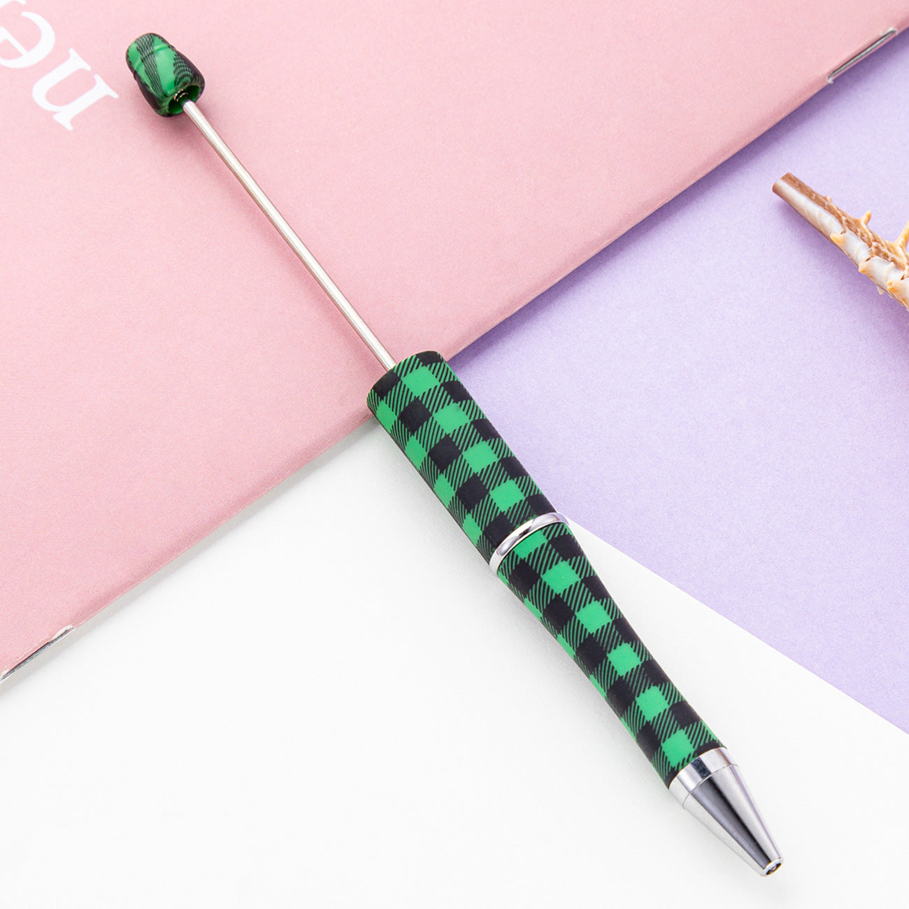 139-Color!! Printed , new bead pen, handmade DIY pen