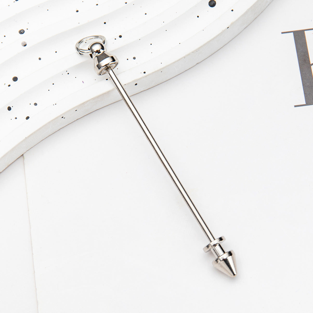 5-Color DIY creative bullet, willow nail, double head screw removable, DIY beaded keychain pendant, willow nail metal nail