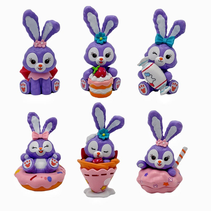 Xingdailu doll figure, Lulu's tea party food series, girl heart ornament gift wholesale