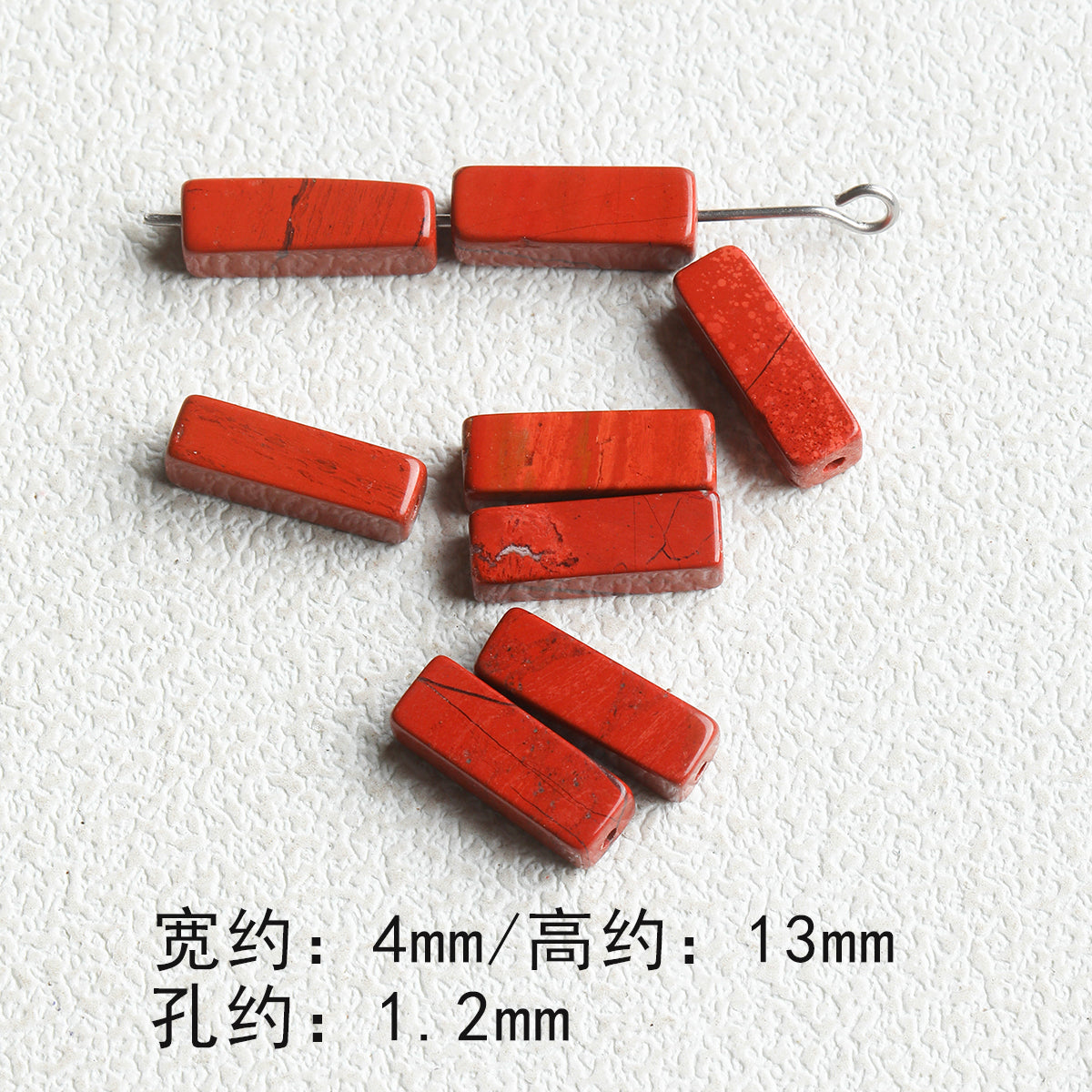 Retro natural stone/square tube beads/DIY accessories【敦煌】