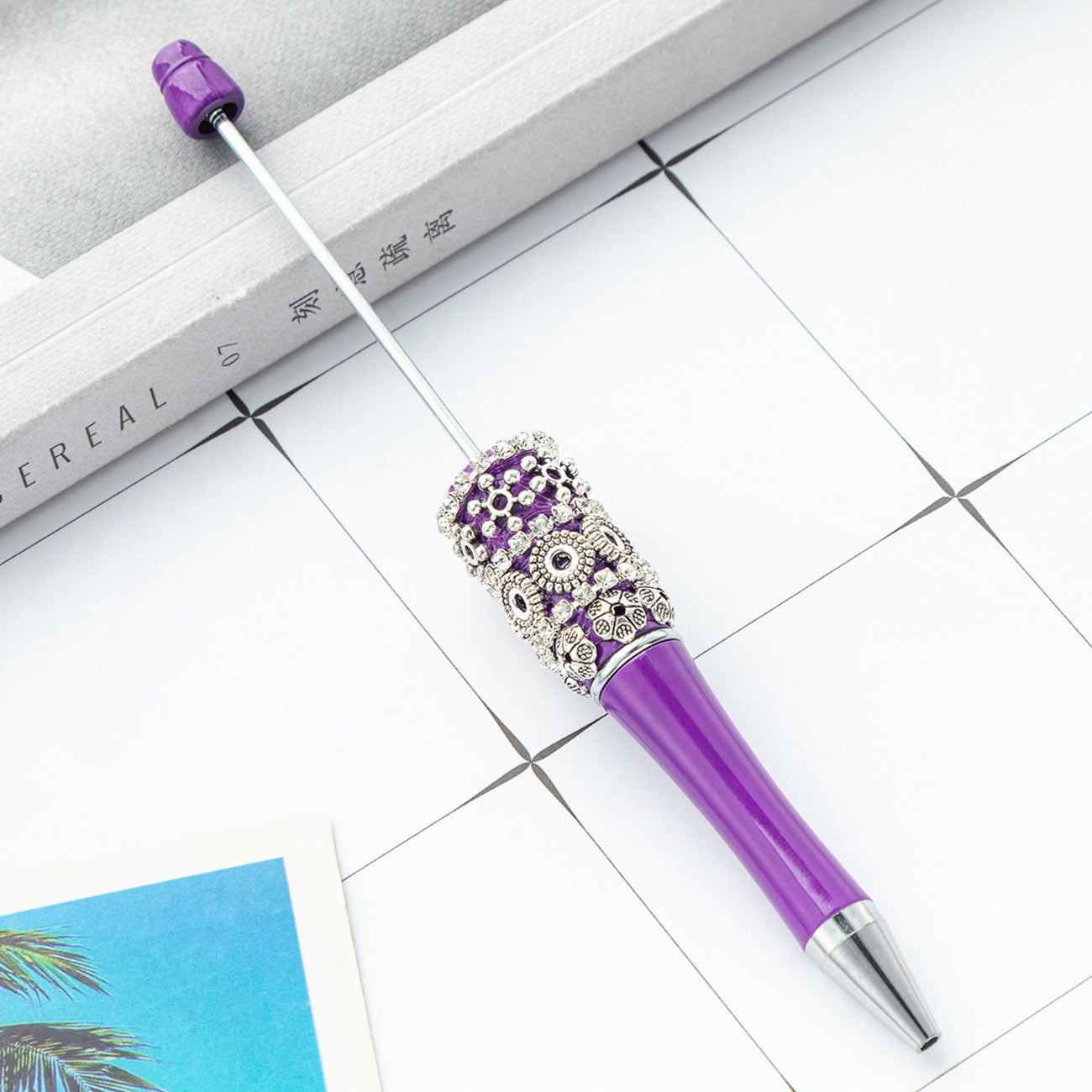 DIY Ball Pen, Vintage Flower Ball Pen