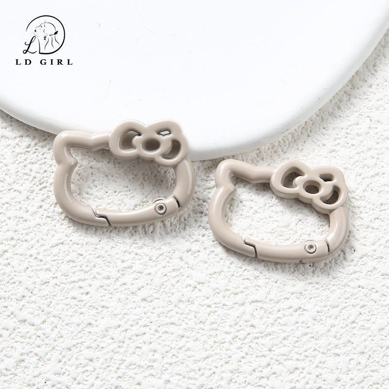 AKT spring ring, colored opening, spring buckle