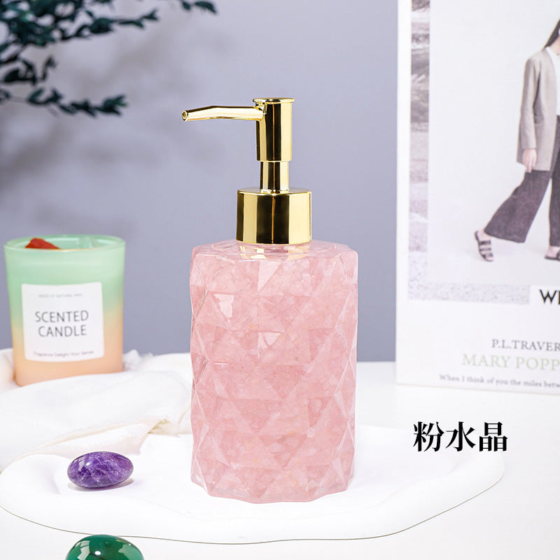 6-Types/Color ,Natural crystal empty bottle