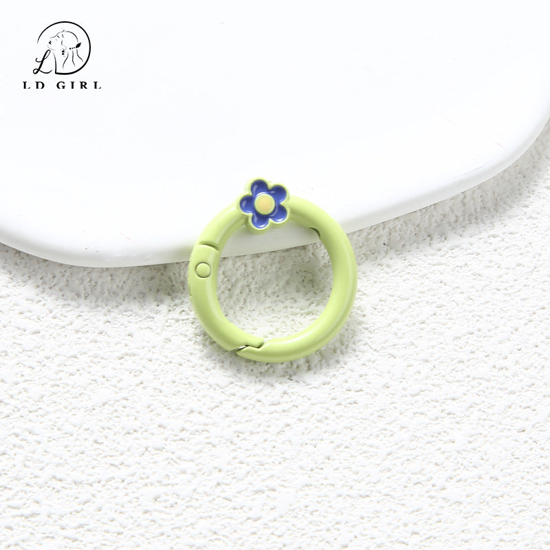 A small flower spring buckle, DIY jewelry accessories