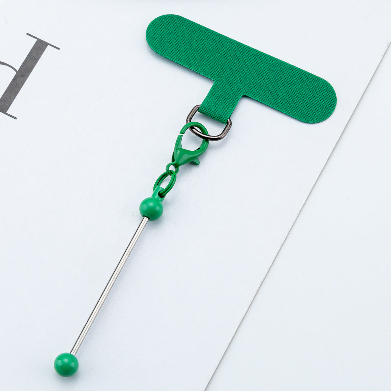 15-Color DIY beaded mobile phone clip, universal mobile phone case clip, transparent color fixing patch, anti-loss strong gasket