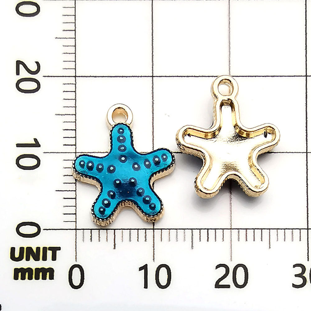 NO.22-2 Dark blue20  assortment  charms  metal, alloys