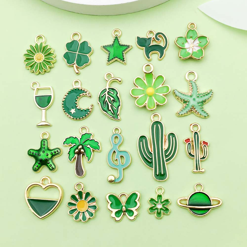NO.15-3 Mixed 20 green metal, alloy