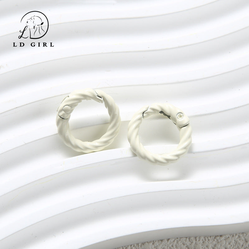 A twist spring chain, DIY keychain