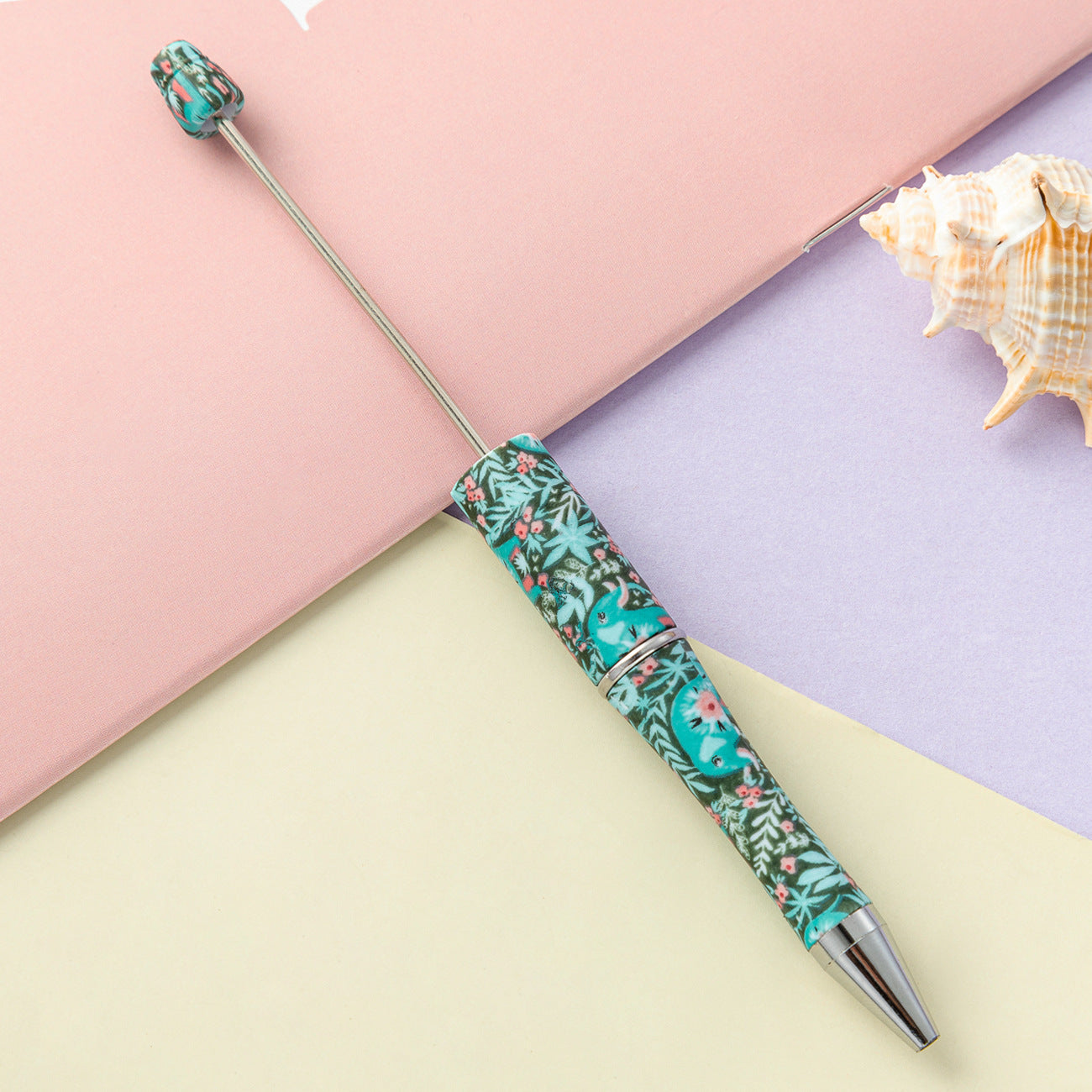 139-Color!! Printed , new bead pen, handmade DIY pen