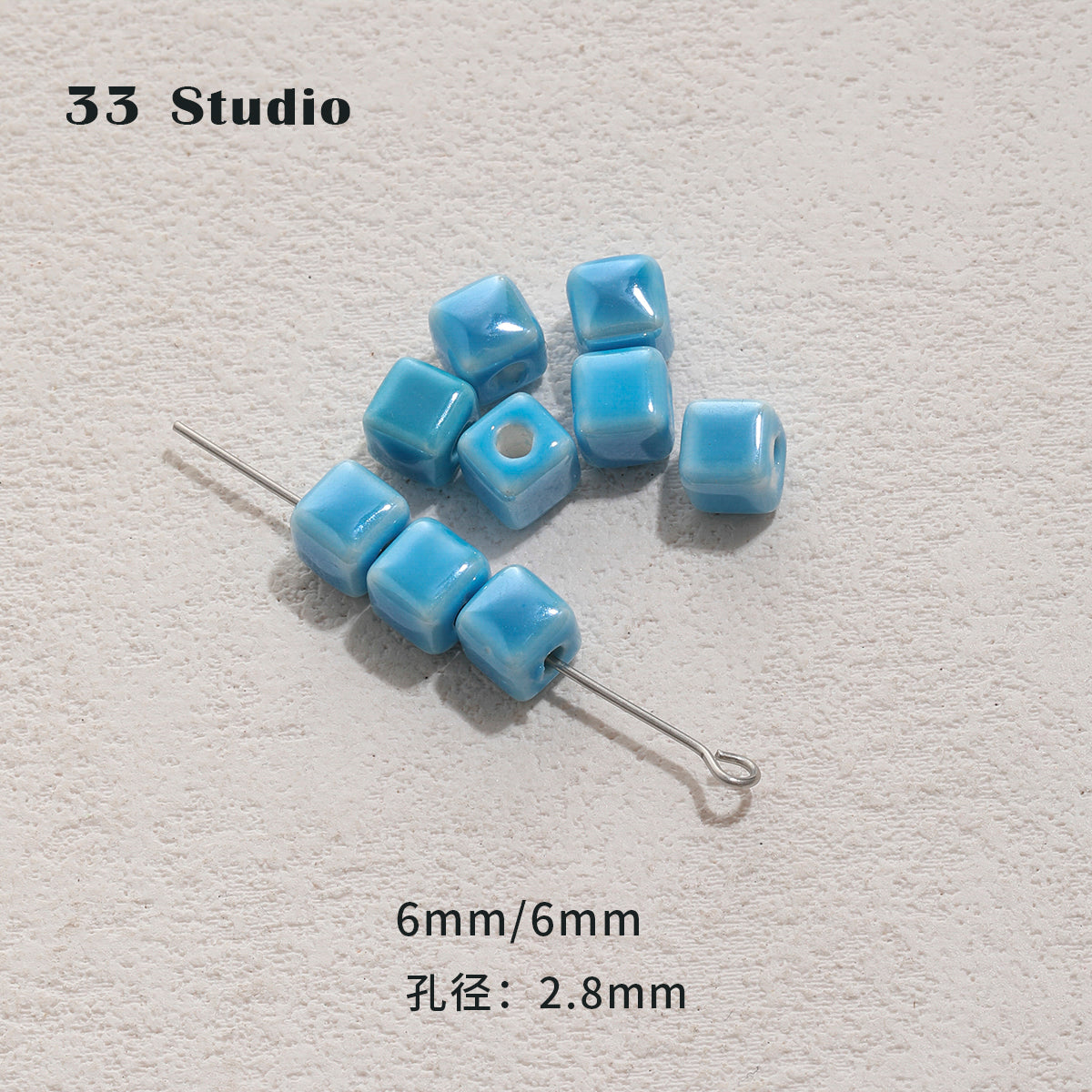 Heavy industry hand-painted beads/glazed beads/partition beads/DIY accessories