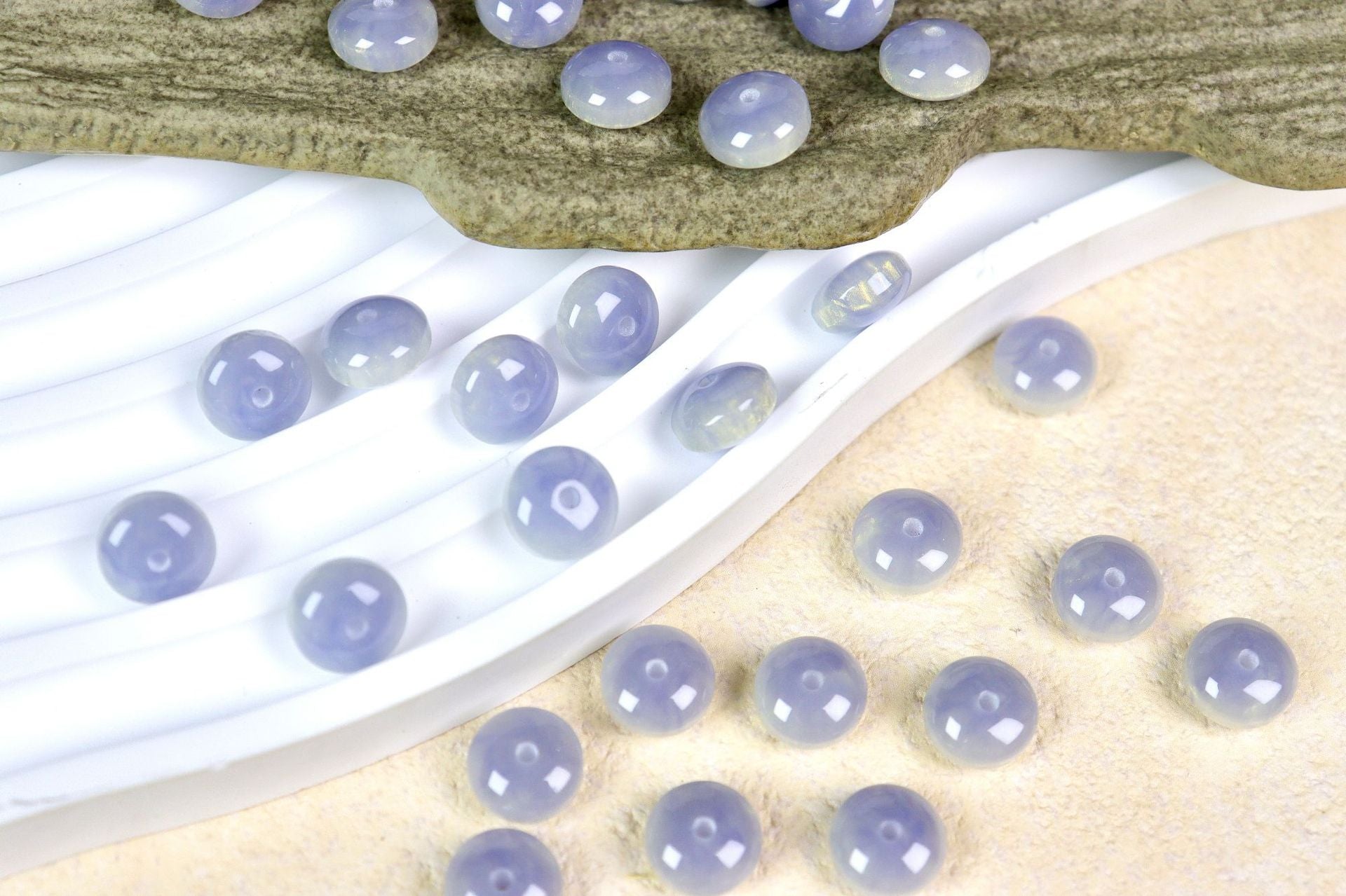 NO.2 Glow-in-the-dark Resin Beads C 鎏金彩虹算盘珠