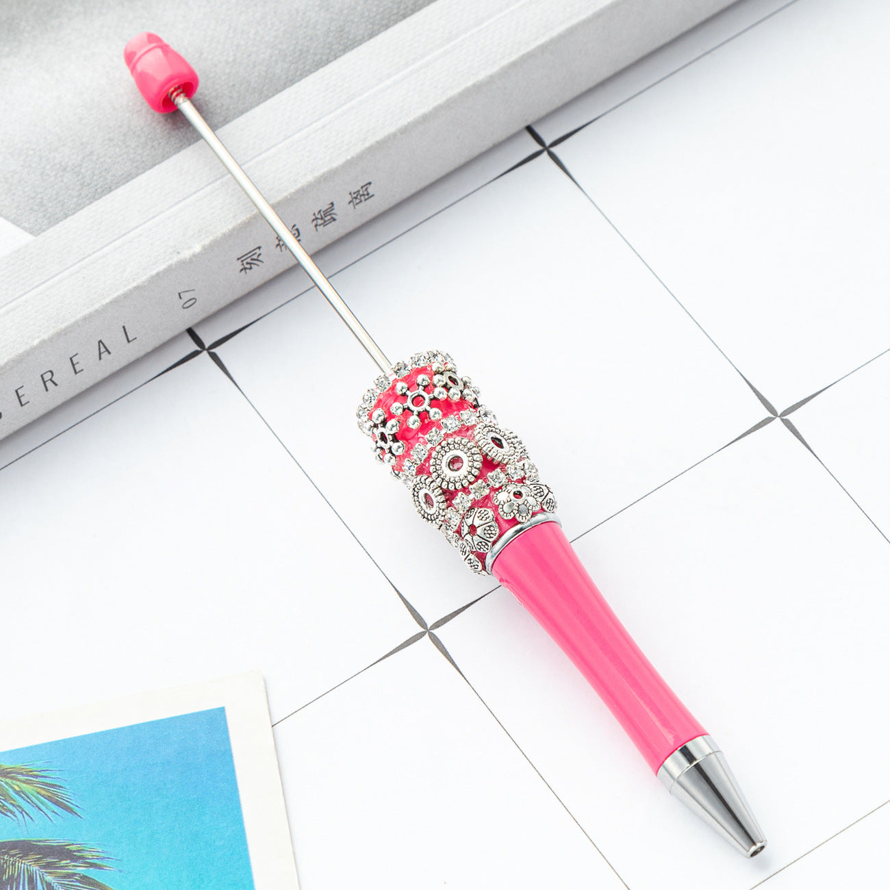 DIY Ball Pen, Vintage Flower Ball Pen