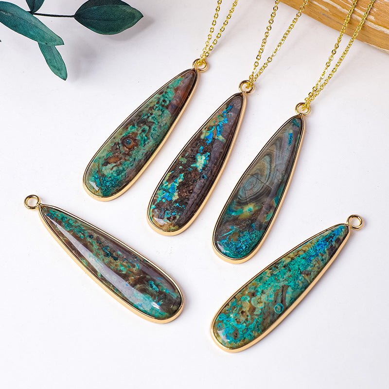 Natural Crystal Ocean Stone Crystal Earrings