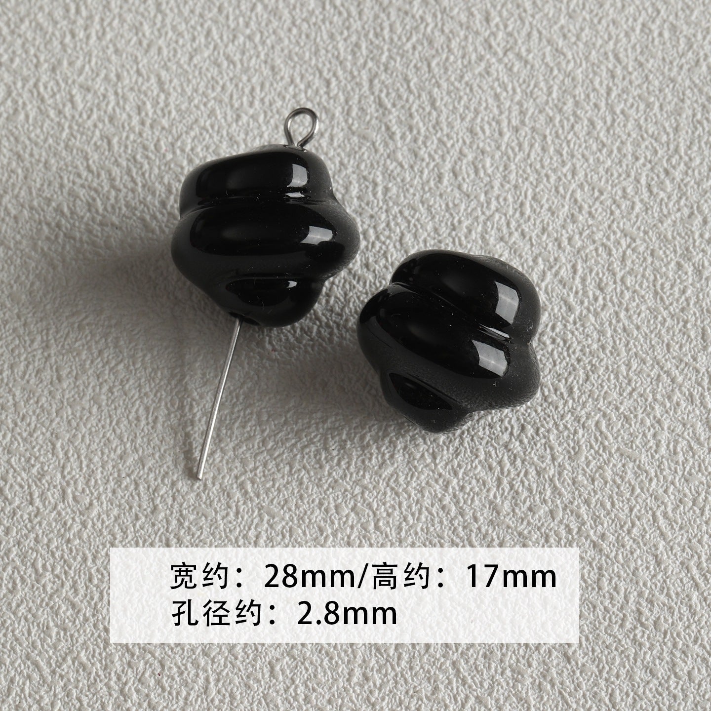 Acrylic paint/stars/love/beaded DIY accessories【辣妹粉】