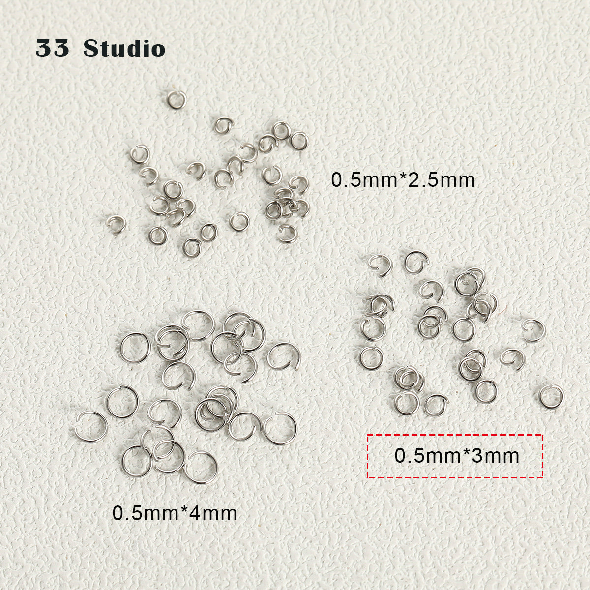 Titanium steel/stainless steel/open ring/non-fading/lobster buckle/T needle/9-character needle/OT buckle/delay chain/color retention bracelet accessories