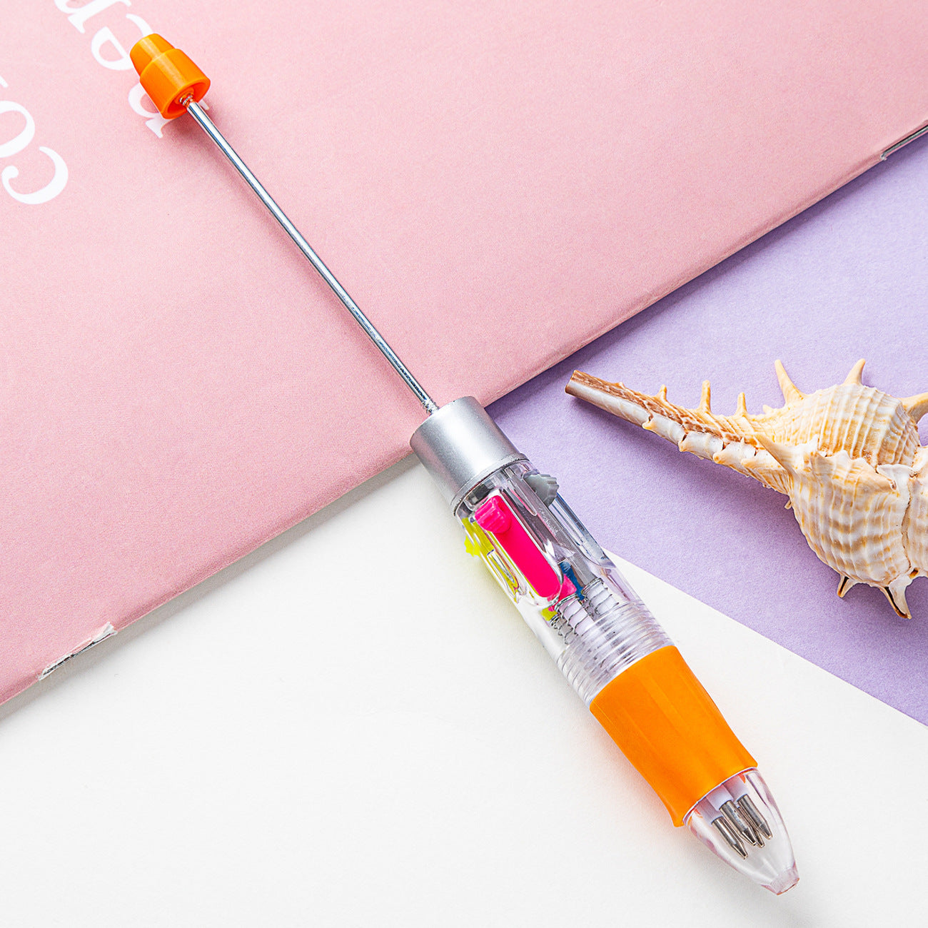 Four-color of one bead pen, DIY bead pen