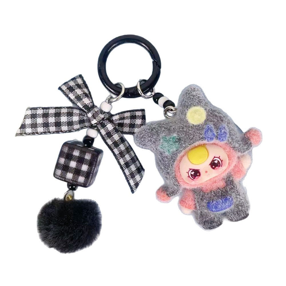 Dopamine cold hat baby three years old, jewelry accessories, cartoon key chain, bag pendant