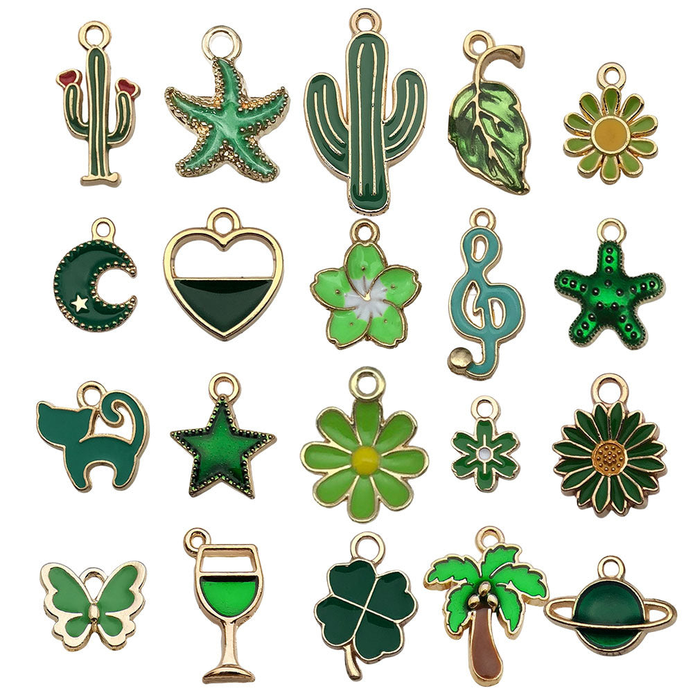 NO.15-3 Mixed 20 green metal, alloy