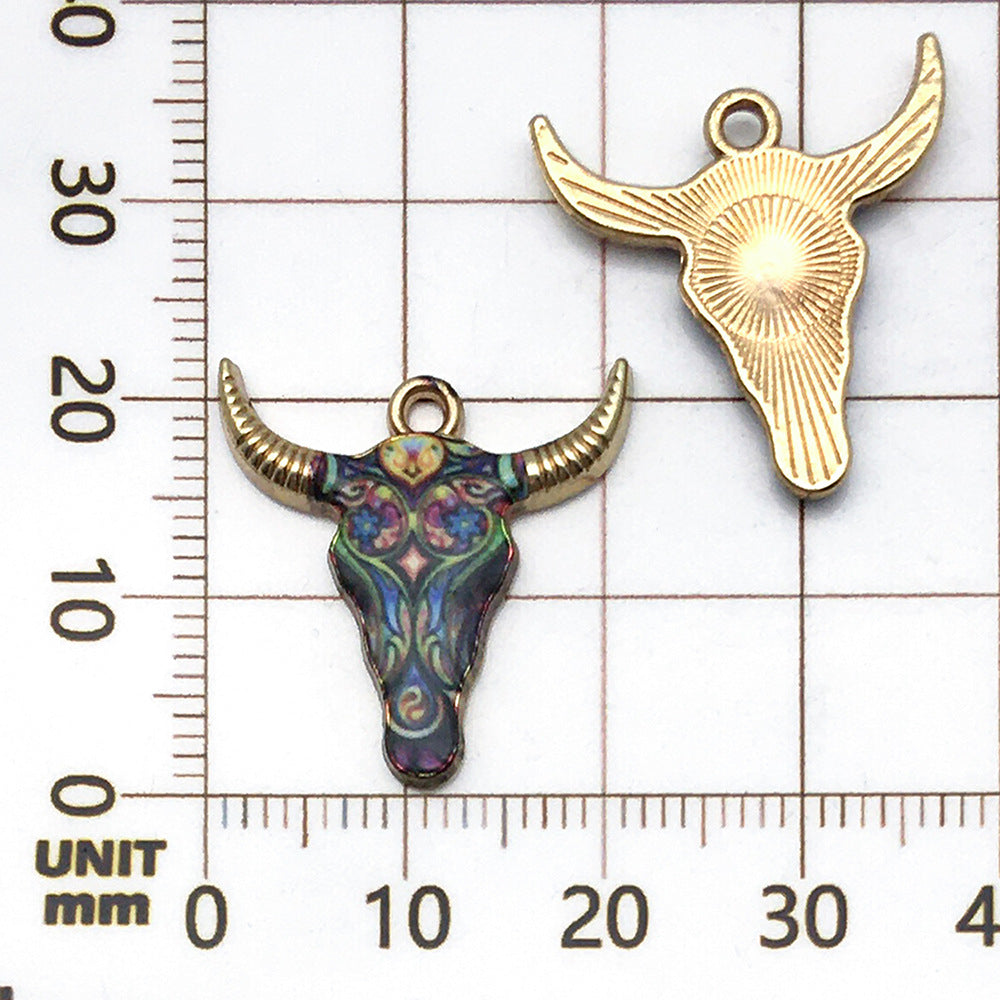 NO.14-1 cow head pendant