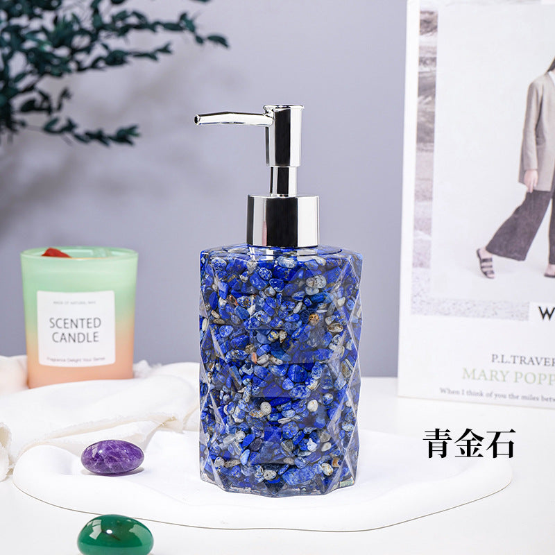 6-Types/Color ,Natural crystal empty bottle