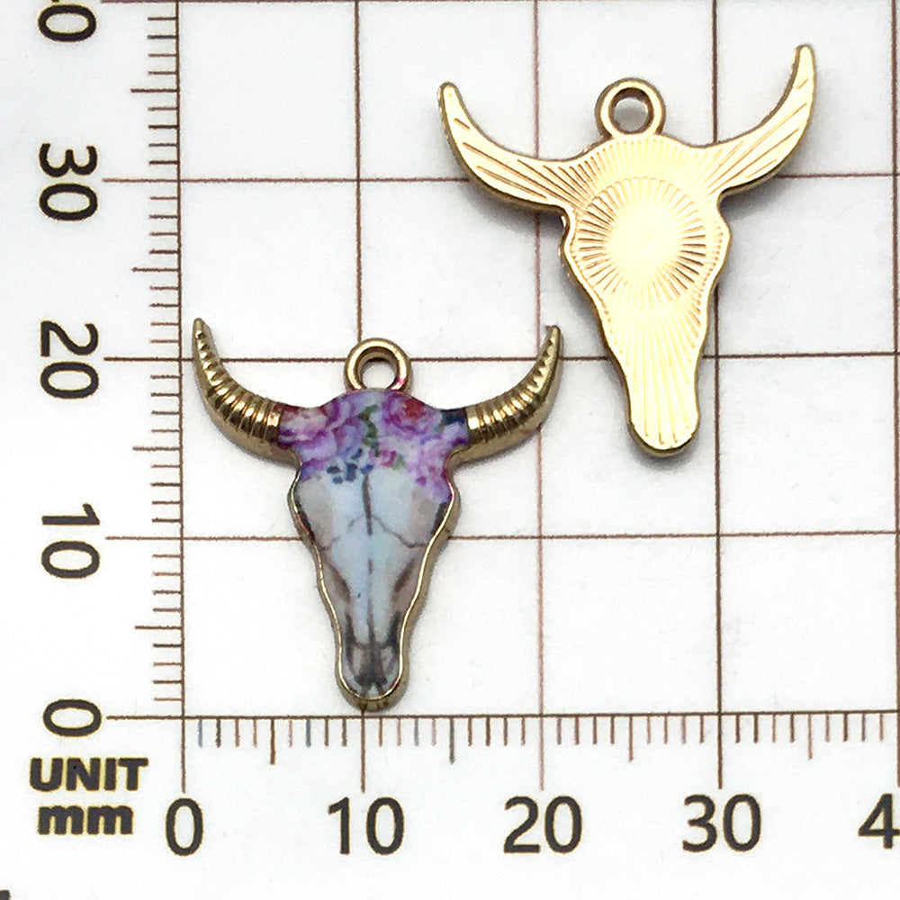 NO.14-1 cow head pendant