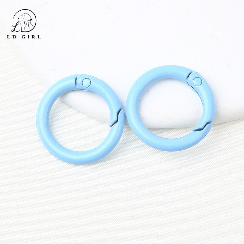 A25mm Color Painted Round Spring Buckle