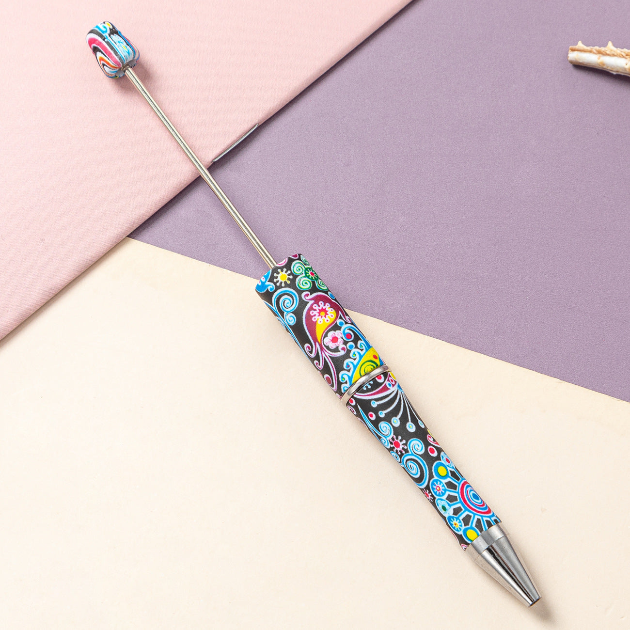 139-Color!! Printed , new bead pen, handmade DIY pen