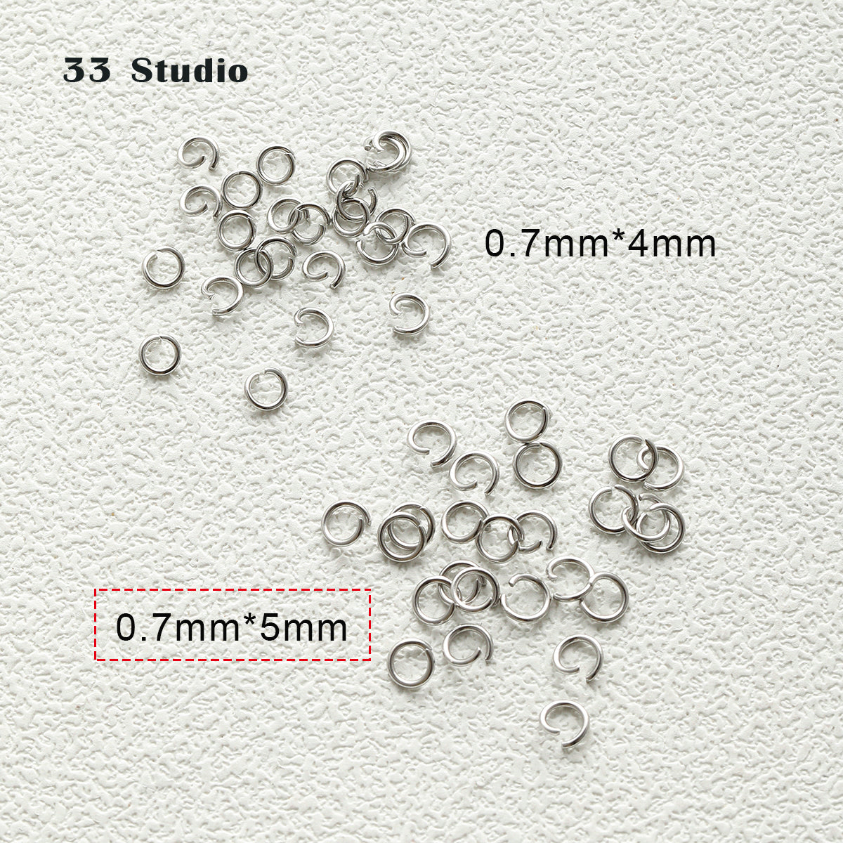 Titanium steel/stainless steel/open ring/non-fading/lobster buckle/T needle/9-character needle/OT buckle/delay chain/color retention bracelet accessories