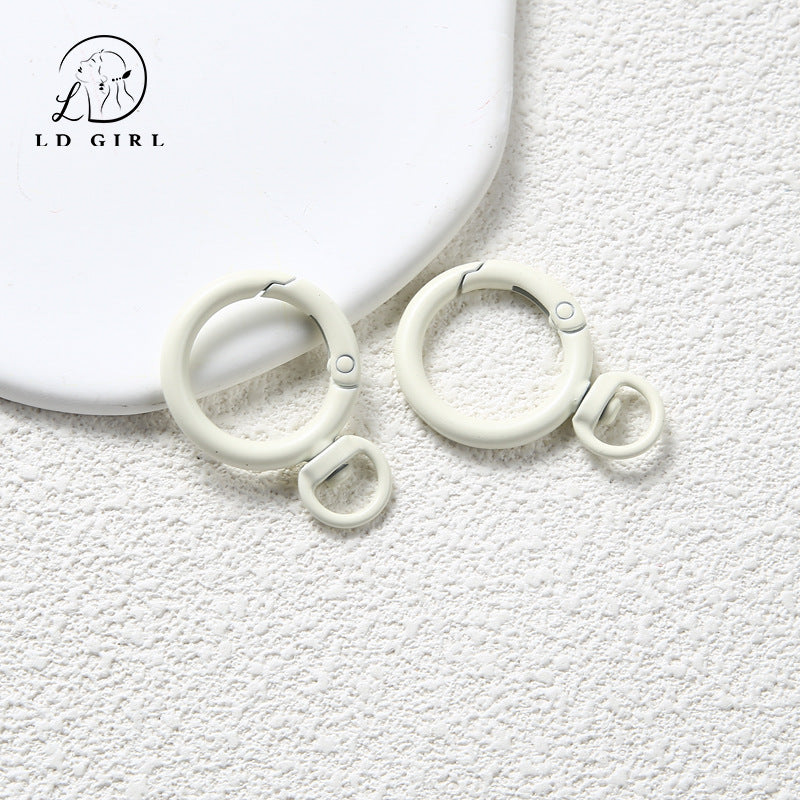 A8 character spring buckle, mobile phone chain DIY, universal buckle